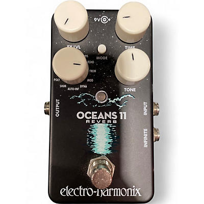 Used Electro-Harmonix Oceans 11  Reverb Effect Pedal