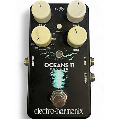 Used Electro-Harmonix Oceans 11  Reverb Effect Pedal