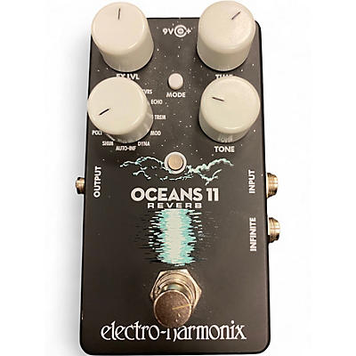 Used Electro-Harmonix Oceans 11  Reverb Effect Pedal