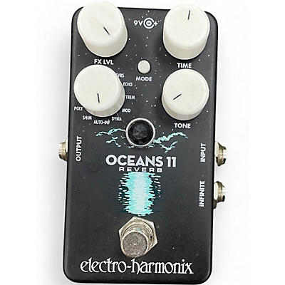 Used Electro-Harmonix Oceans 11  Reverb Effect Pedal