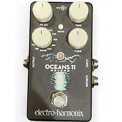 Used Electro-Harmonix Oceans 11  Reverb Effect Pedal