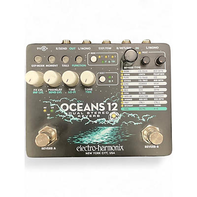 Used Electro-Harmonix Oceans 11  Reverb Effect Pedal