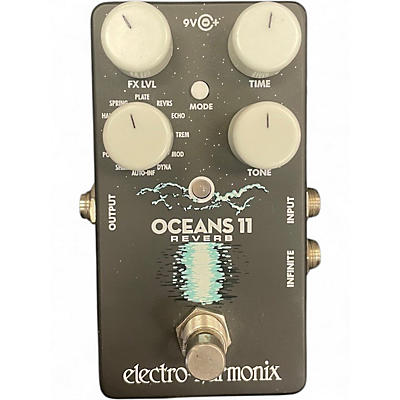 Used Electro-Harmonix Oceans 11  Reverb Effect Pedal