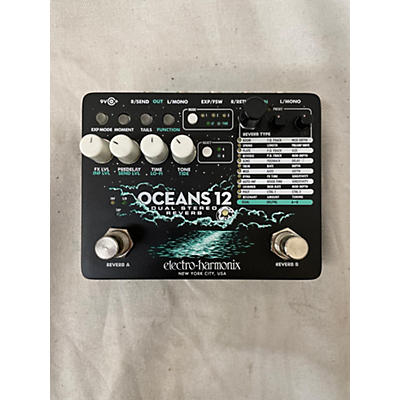 Electro-Harmonix Used Electro-Harmonix Oceans 12 Dual Stereo Reverb Effect Pedal