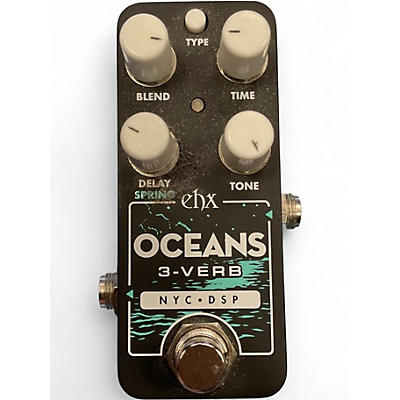 Used Electro-Harmonix Oceans 3 Reverb Effect Pedal