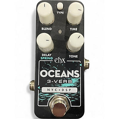 Used Electro-Harmonix Oceans 3  Reverb Effect Pedal
