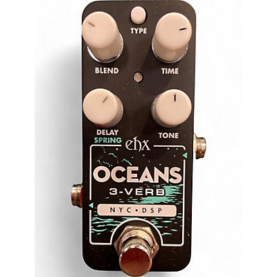 Used Electro-Harmonix Oceans 3-Verb Effect Pedal