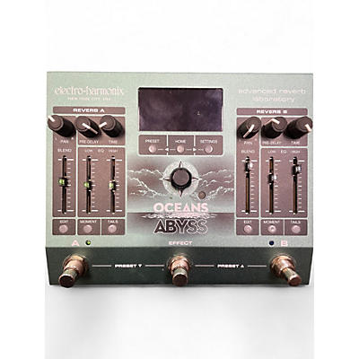 Used Electro-Harmonix Oceans abyss advanced reverb Effect Pedal