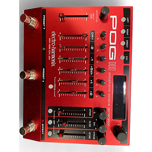 Used Electro-Harmonix POG III Polyphonic Octave Generator Effect Pedal
