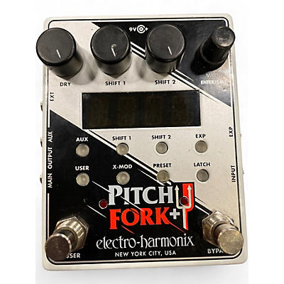 Used Electro-Harmonix Pitch Fork PLUS Polyphonic Pitch Shifter Effect Pedal