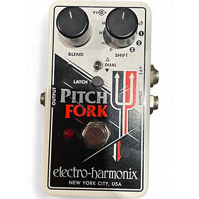 Used Electro-Harmonix Pitch Fork Polyphonic Pitch Shifting Effect Pedal