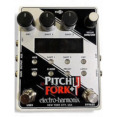 Used Electro-Harmonix Pitch Fork Polyphonic Pitch Shifting Effect Pedal