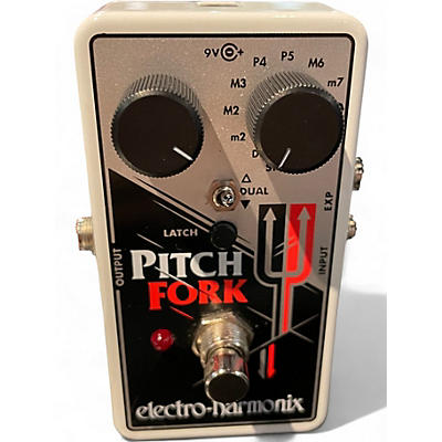Used Electro-Harmonix Pitch Fork Polyphonic Pitch Shifting Effect Pedal
