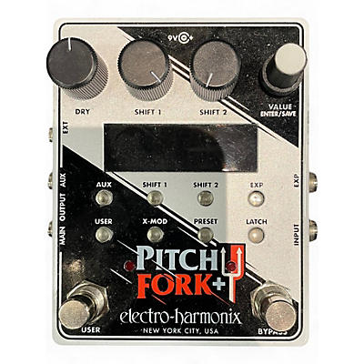 Used Electro-Harmonix Pitch Fork Polyphonic Pitch Shifting Effect Pedal