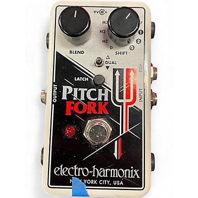 Used Electro-Harmonix Pitch Fork Polyphonic Pitch Shifting Effect Pedal