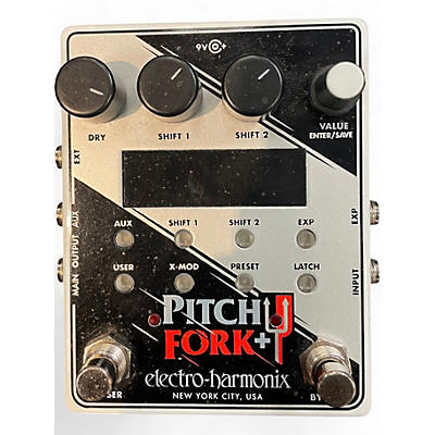Used Electro-Harmonix Pitch Fork Polyphonic Pitch Shifting Effect Pedal