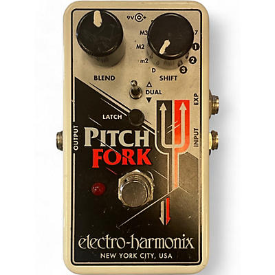 Used Electro-Harmonix Pitch Fork Polyphonic Pitch Shifting Effect Pedal