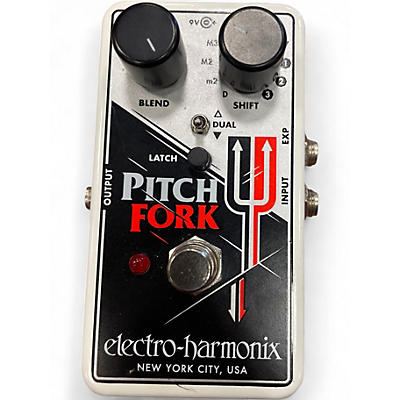 Used Electro-Harmonix Pitch Fork Polyphonic Pitch Shifting Effect Pedal