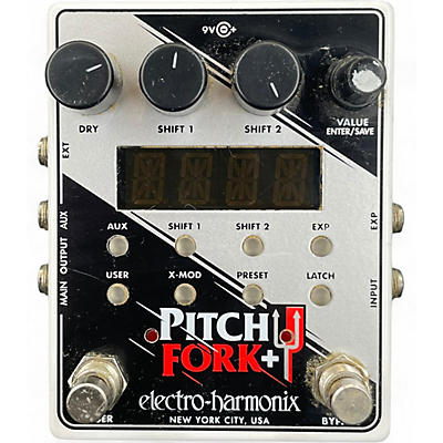 Used Electro-Harmonix Pitch Fork + polyphonic pitch-shifter/harmony pedal Effect Pedal
