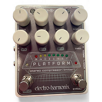 Used Electro-Harmonix Platform Stereo Compressor Limiter Effect Pedal