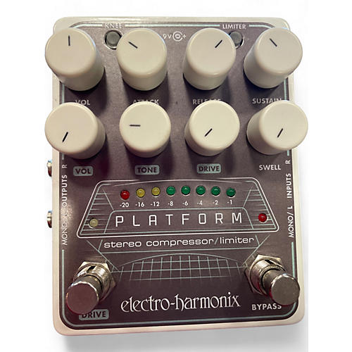 Used Electro-Harmonix Platform Stereo Compressor Limiter Effect Pedal