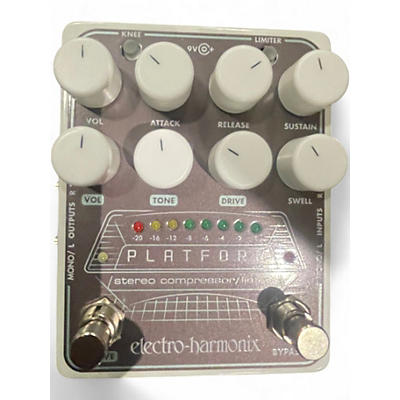 Used Electro-Harmonix Platform Stereo Compressor Limiter Effect Pedal