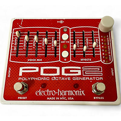 Used Electro-Harmonix Pog2 Polyphonic Octave Generator Effect Pedal