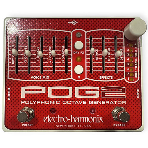 Electro-Harmonix Used Electro-Harmonix Pog2 Polyphonic Octave Generator Effect Pedal