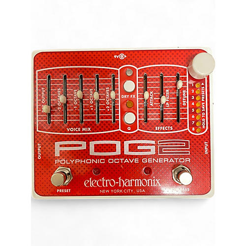 Electro-Harmonix Used Electro-Harmonix Pog2 Polyphonic Octave Generator Effect Pedal