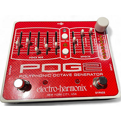 Used Electro-Harmonix Pog2 Polyphonic Octave Generator Effect Pedal