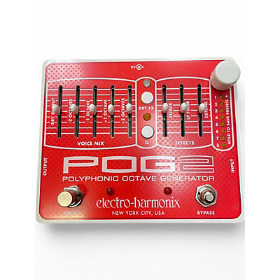 Used Electro-Harmonix Pog2 Polyphonic Octave Generator Effect Pedal