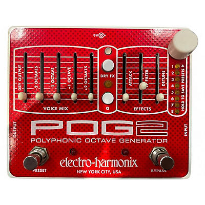 Used Electro-Harmonix Pog2 Polyphonic Octave Generator Effect Pedal