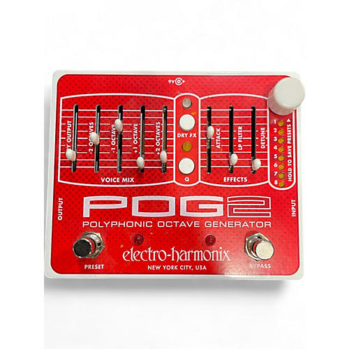 Used Electro-Harmonix Pog2 Polyphonic Octave Generator Effect Pedal