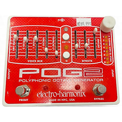 Used Electro-Harmonix Pog2 Polyphonic Octave Generator Effect Pedal