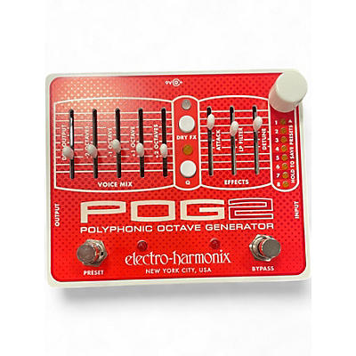 Used Electro-Harmonix Pog2 Polyphonic Octave Generator Effect Pedal