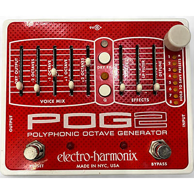 Used Electro-Harmonix Pog2 Polyphonic Octave Generator Effect Pedal