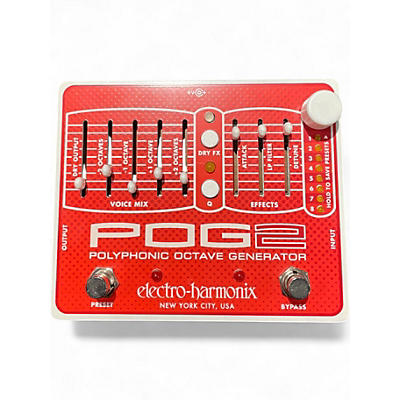 Used Electro-Harmonix Pog2 Polyphonic Octave Generator Effect Pedal