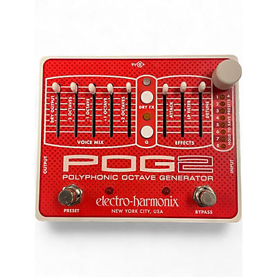 Used Electro-Harmonix Pog2 Polyphonic Octave Generator Effect Pedal