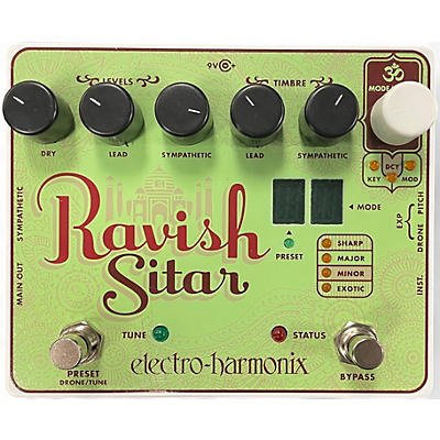 Used Electro-Harmonix Ravish Sitar Effect Pedal