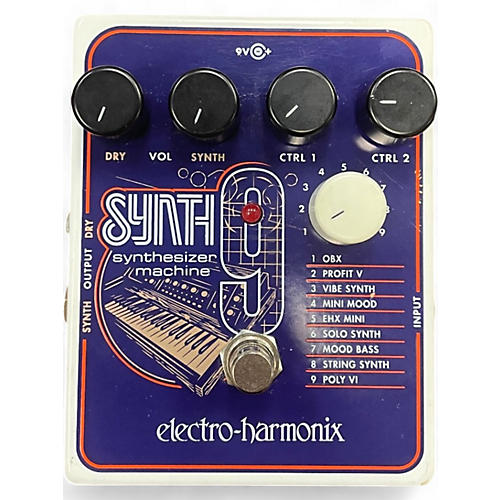 Used Electro-Harmonix SYNTH9 Synthesizer Effect Pedal