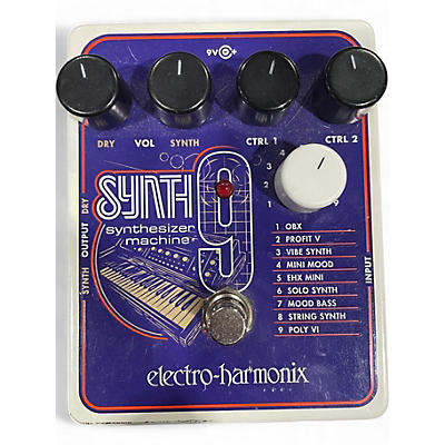 Used Electro-Harmonix SYNTH9 Synthesizer Effect Pedal
