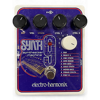 Used Electro-Harmonix SYNTH9 Synthesizer Effect Pedal