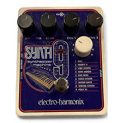 Used Electro-Harmonix SYNTH9 Synthesizer Effect Pedal