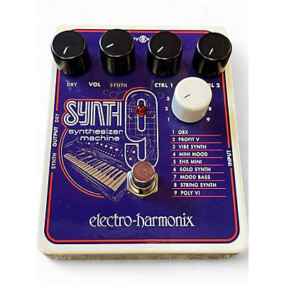 Used Electro-Harmonix SYNTH9 Synthesizer Effect Pedal