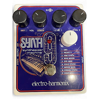 Used Electro-Harmonix SYNTH9 Synthesizer Effect Pedal