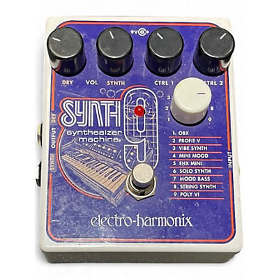 Used Electro-Harmonix SYNTH9 Synthesizer Machine Effect Pedal