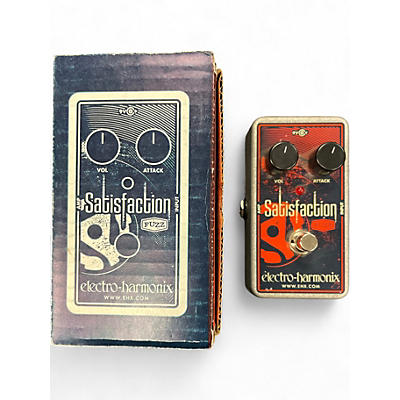 Used Electro-Harmonix Satisfaction Fuzz Effect Pedal