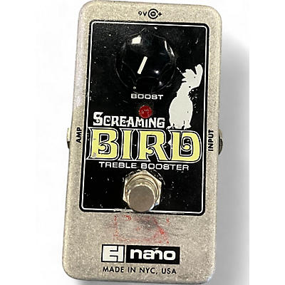 Used Electro-Harmonix Screaming Bird Treble Booster Effect Pedal