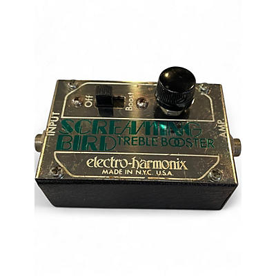Used Electro-Harmonix Screaming Bird Treble Booster Effect Pedal