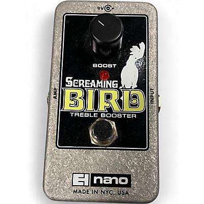 Used Electro-Harmonix Screaming Bird Treble Booster Effect Pedal